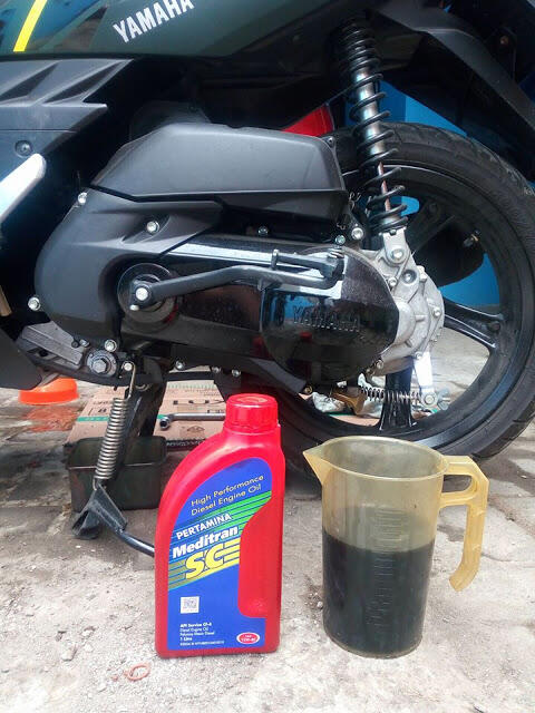 Review Yamaha Soul GT Pakai Oli Diesel