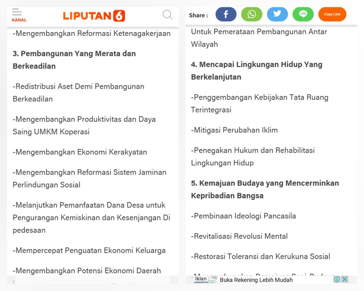 Akankah Visi dan Misi Bersinergi dengan Bukti? Doakan Saja!