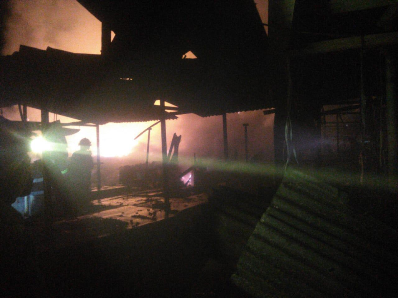 Kebakaran Pasar Kecamatan di Mungkid Magelang ini, Belum Diketahui Penyebanya