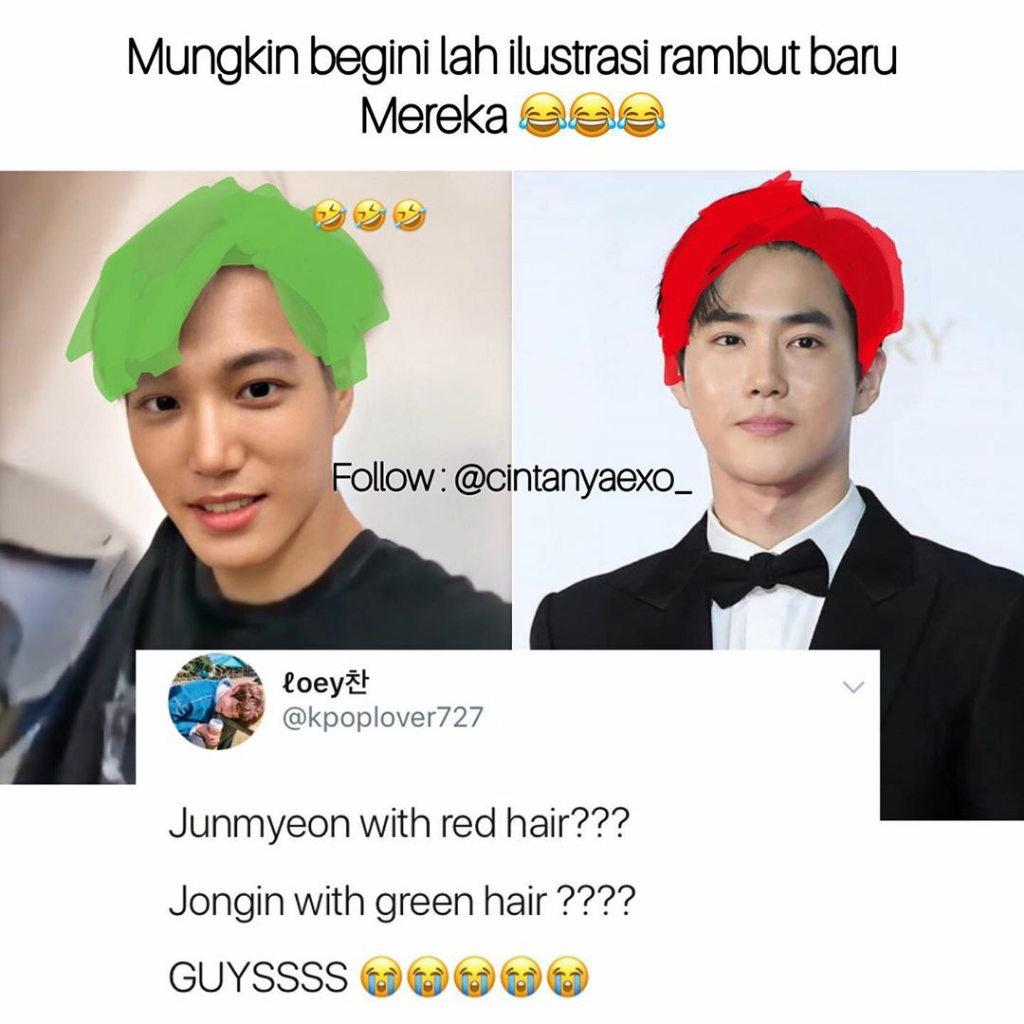 Sempat Dikira Mirip Joker, Ini Penampilan Terbaru Kai EXO