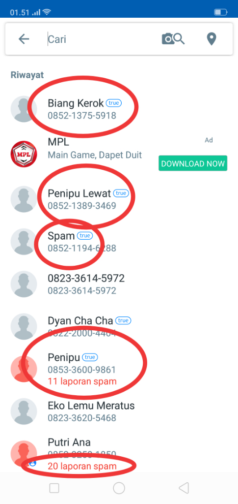Bingung Aplikasi Mobile yang Support Mengenali Nomor Unknown?