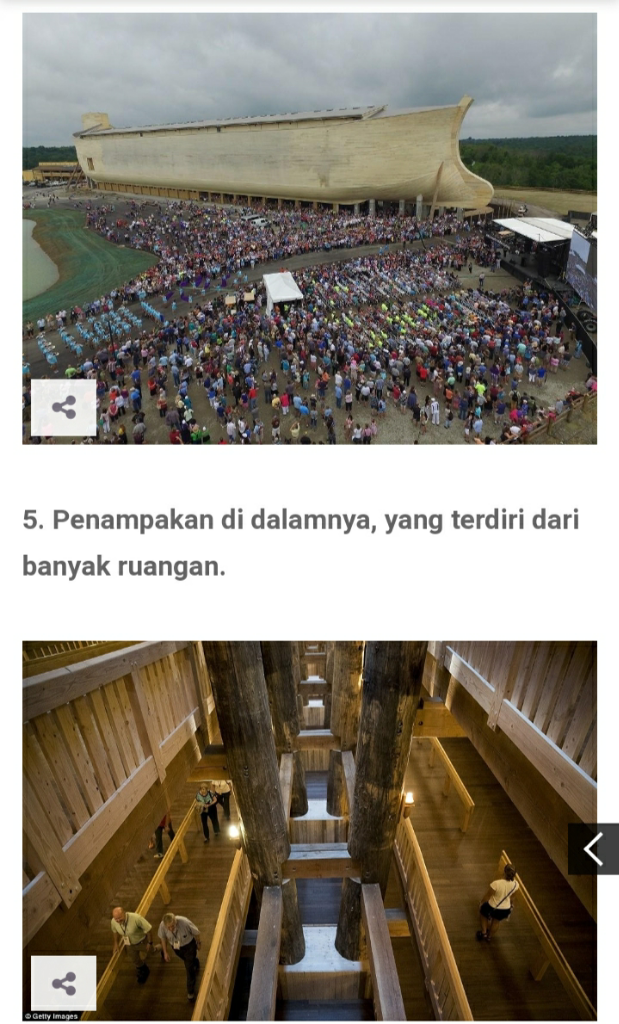 Pria Ini Menghabiskan Banyak Uang Untuk Sebuah Replika Kapal Nabi Nuh, Benarkah?