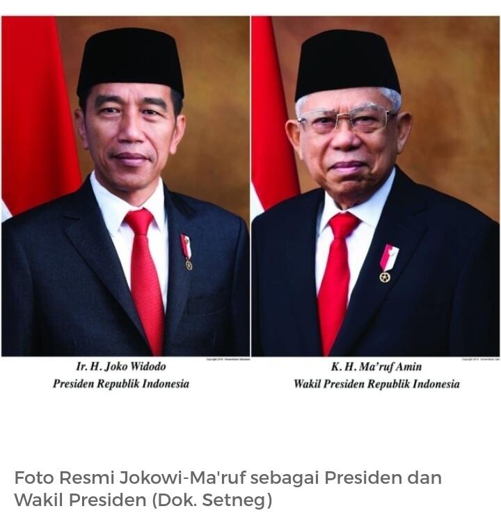 Selamat! Atas Pelantikan Presiden dan Wakil Presiden Periode 2019 - 2024