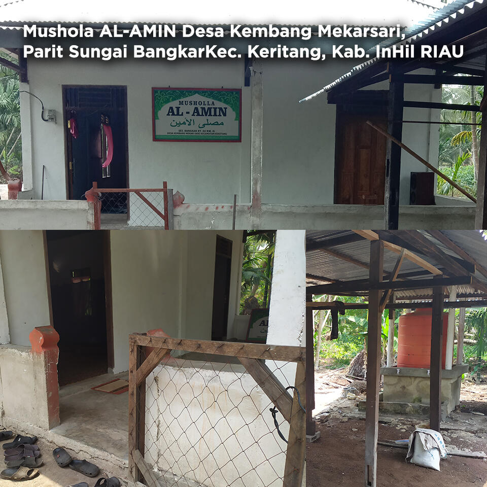 [Bantu Share] Bantu Lanjutkan Pembangunan Mushola Di Daerah Pelosok RIAU