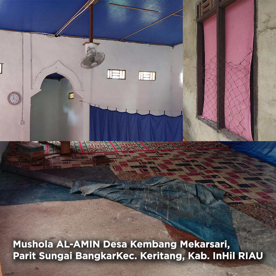 [Bantu Share] Bantu Lanjutkan Pembangunan Mushola Di Daerah Pelosok RIAU