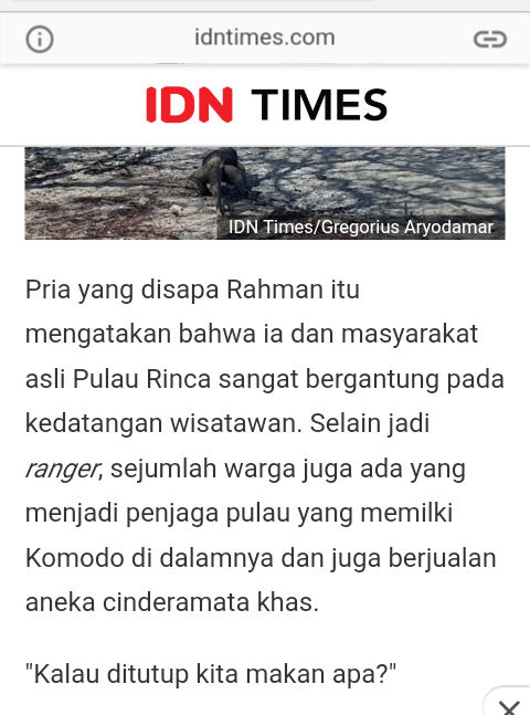 Gara-gara Isu Pulau Komodo, Bagaimana Nasib Warga Sekitar ?