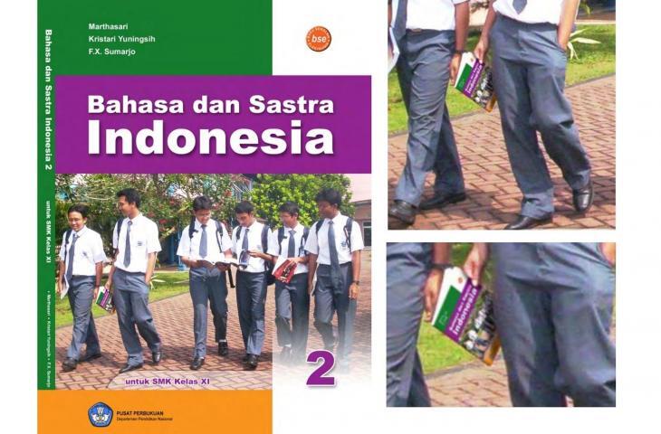 Sebuah &quot;PENAMPAKAN&quot; Aneh Pada Foto Sampul Buku Ini Bikin Netizen Bingung!