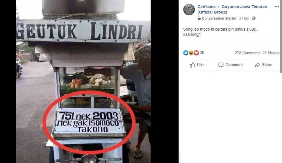 Koplak! Harga Jajanan Pasar Ini Bikin Bingung Netizen, Yang Bisa Baca Jenius