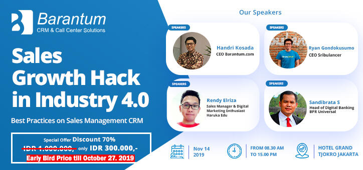 Share Event : Sales Growth Hack di Era Industri 4.0