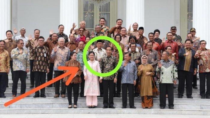 VIRAL... ada PENAMPAKAN di foto perpisahan PRESIDEN dan MENTERI...