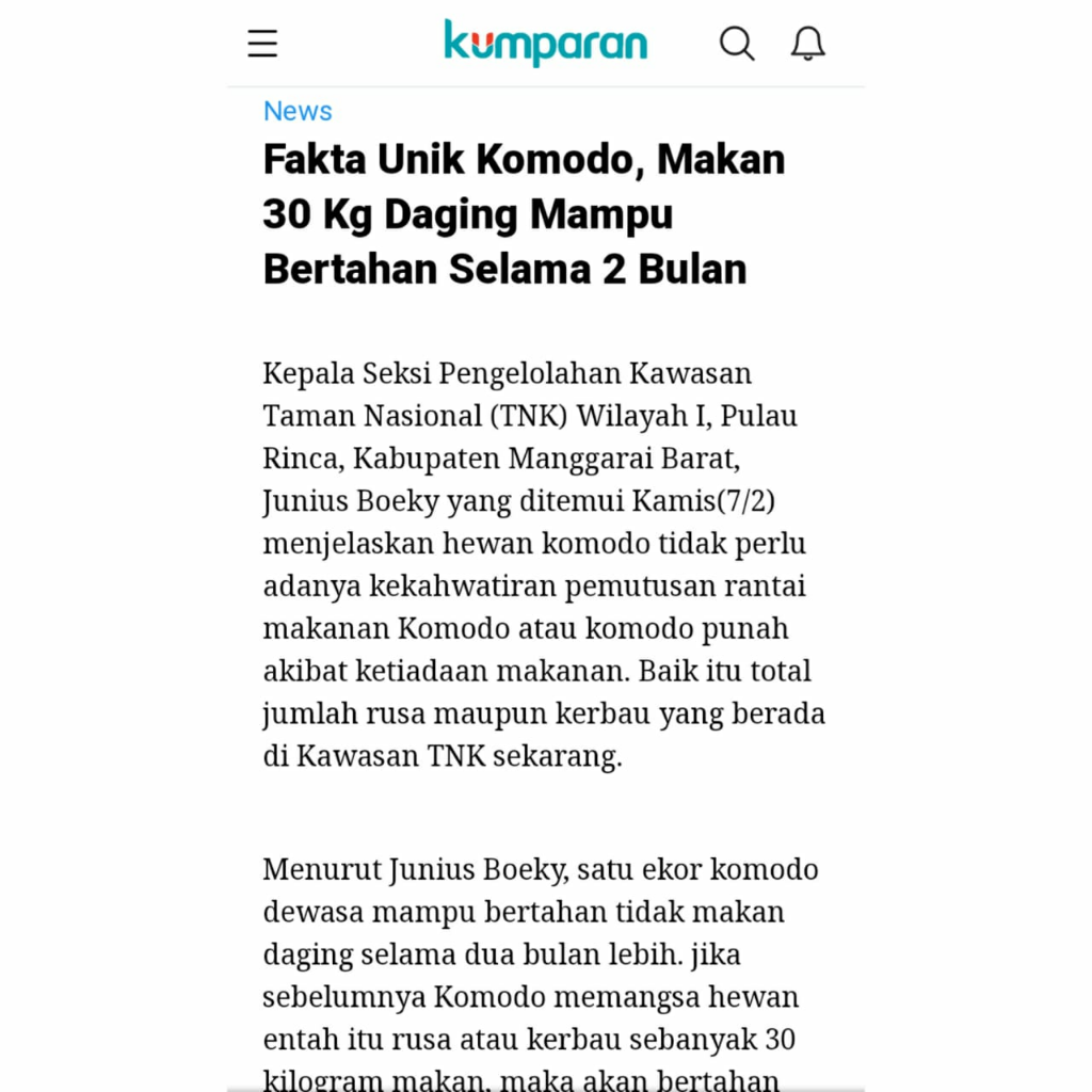 Fakta Unik Tentang Komodo, yang Terakhir Percaya Saja Gan!
