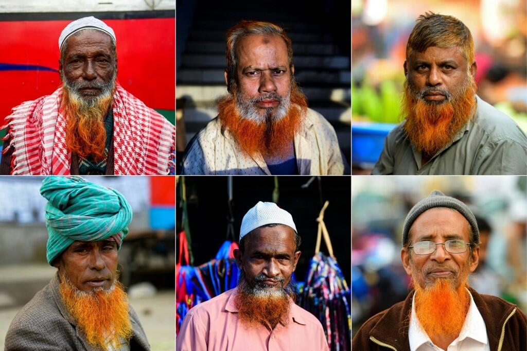 Unik, Warna menarik dari jenggot Orang - orang Bangladesh 