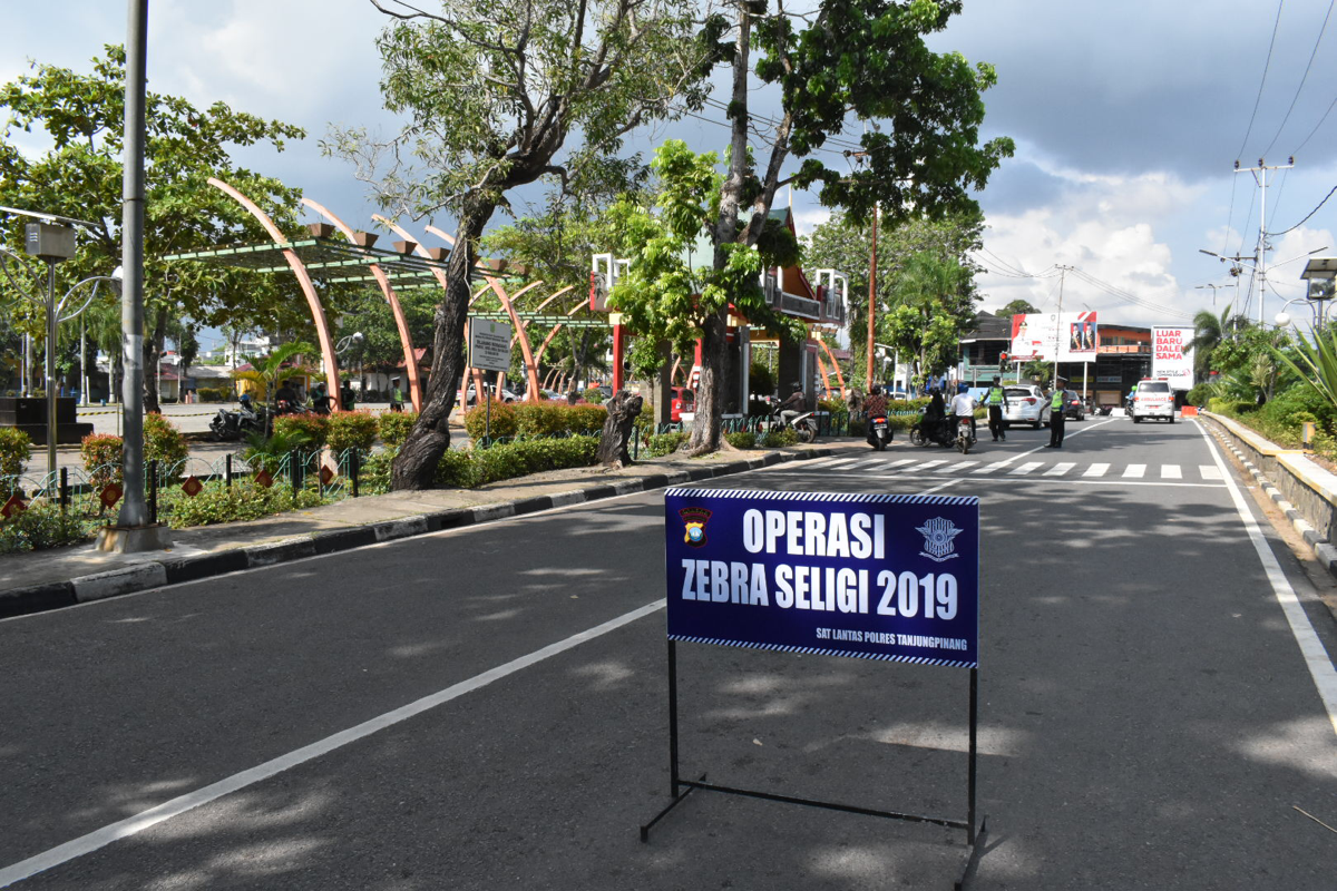 Hari Pertama Operasi Zebra Seligi 2019 Sat Lantas Polres Tanjungpinang