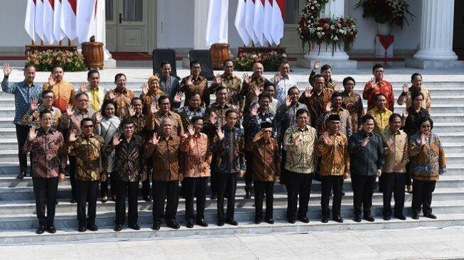 Ini Susunan Resmi Kabinet Menteri Baru Jokowi Periode 2019-2024
