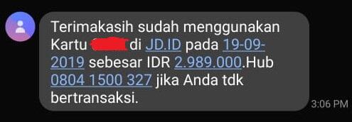JANGAN TRANSAKSI DI JD.ID MENGGUNAKAN KARTU KREDIT !
