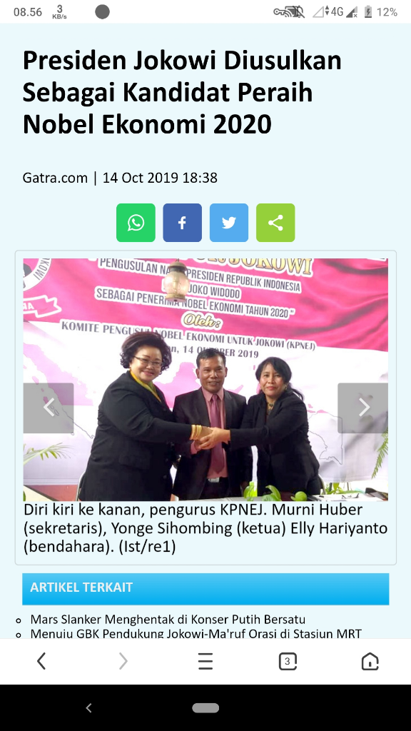 Peraih Nobel Ekonomi Menang Karena SD Inpers? Ini Faktanya