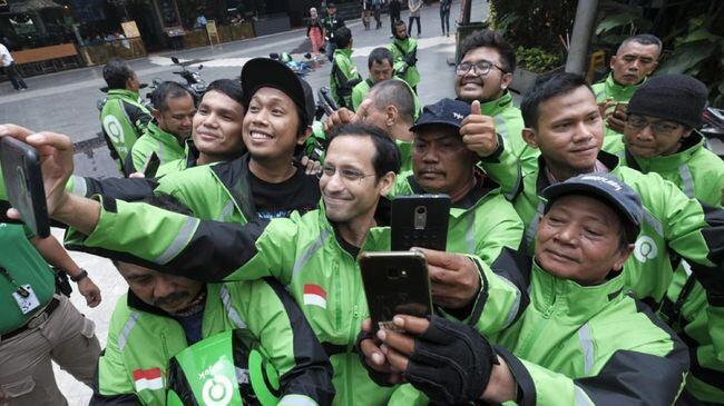 Driver Gojek Tolak Demo, Dukung Nadiem Jadi Menteri