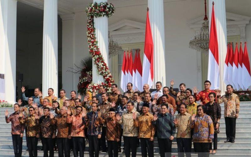 Inilah Susunan Kabinet Indonesia Maju 2019-2024