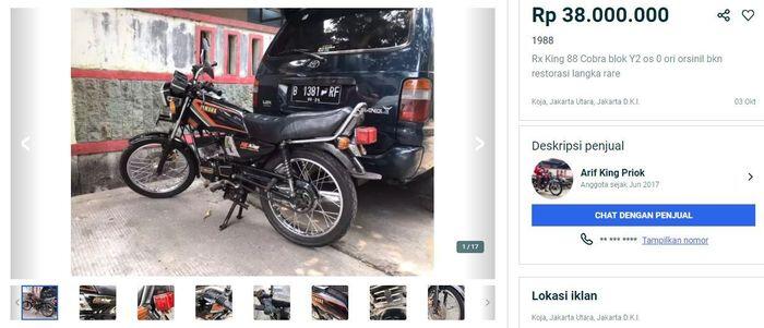 Daftar Harga Yamaha RX King Bekas Sesuai Jenisnya, Dari 5 Juta Sampai 75 Jutaan