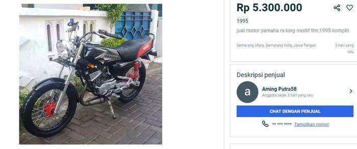 Daftar Harga Yamaha RX King Bekas Sesuai Jenisnya, Dari 5 Juta Sampai 75 Jutaan