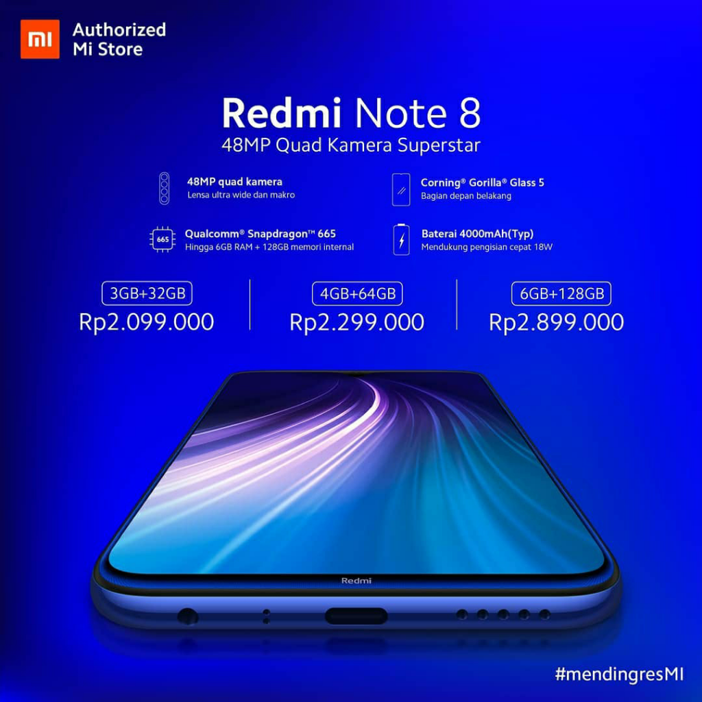 Unboxing Redmi Note 8 Resmi Indonesia | Beli Di Mi Store