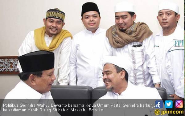 Catat! Prabowo Subianto jadi Menhan, Belum Tentu Rizieq Shihab Bisa Pulang