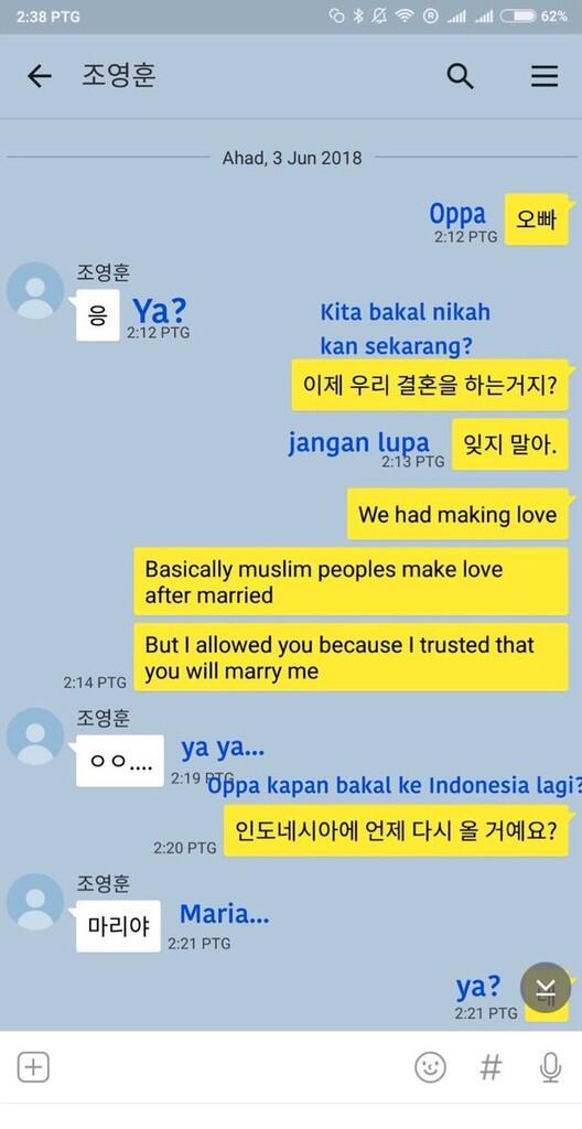 Sudah tidur Bareng dengan Cowok Korea Cewek Indonesia Ditinggal Pergi