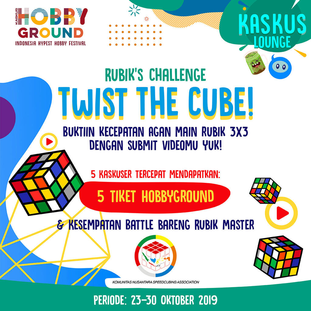 Simak Tips Bermain Rubik Di Sini dan Jangan Lupa Kirimkan Video Permainan Rubikmu!