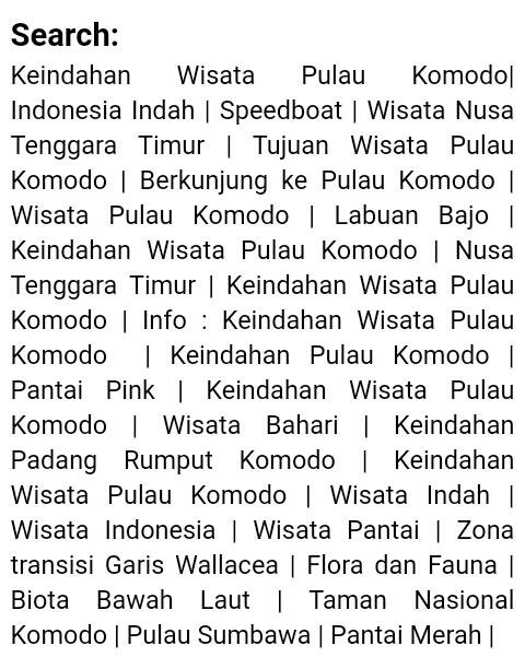 Daya Tarik Pulau Komodo, Tiket Masuk Keindahan Wisata?