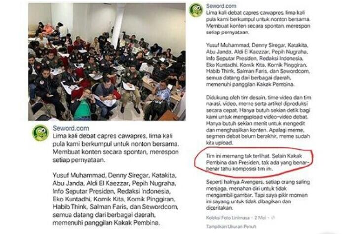 Seword Protes Gara-gara Ketua Projo Jadi Wakil Menteri