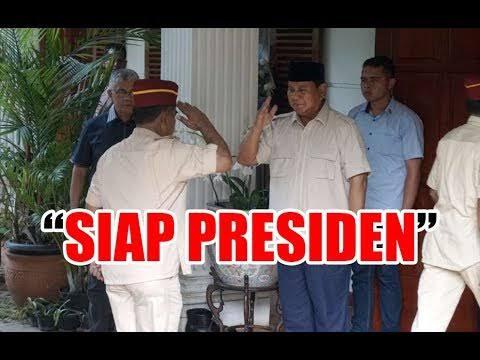Prabowo Hormat 'Siap Presiden'