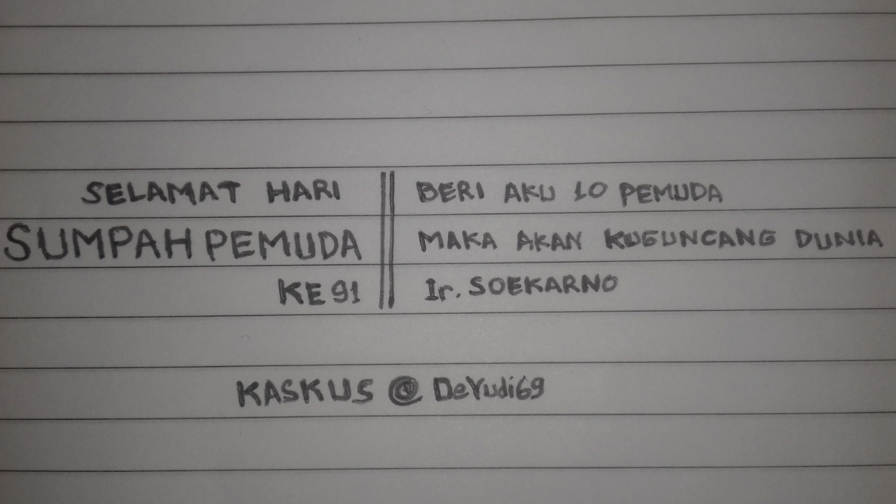 Sumpah Pemuda Sebagai Pemersatu Bangsa