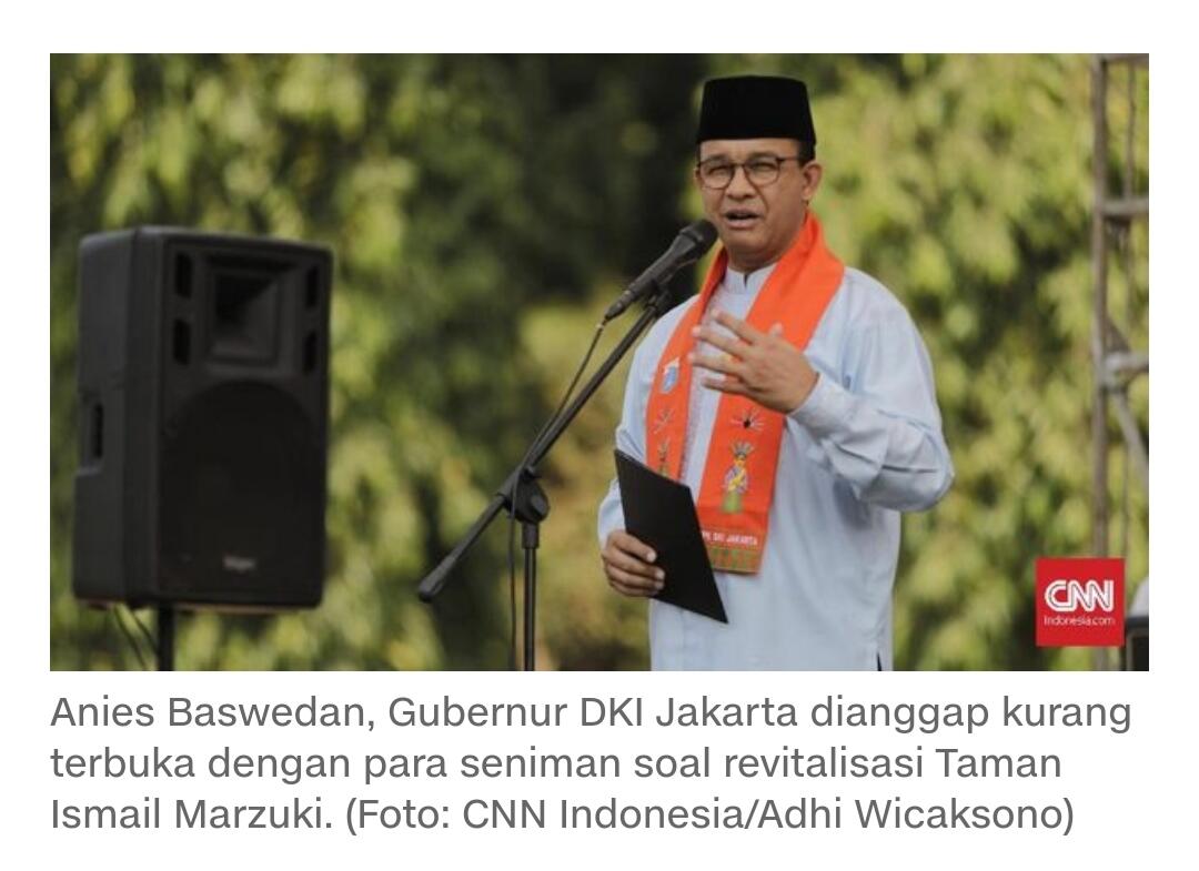 &quot;Saya terus terang NYERAAAH dengan Anies,&quot; tambahnya