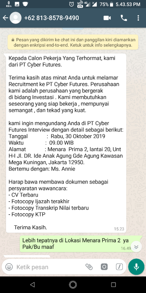 PT. CYBERS FUTURE Penipuan Atau Bukan ?