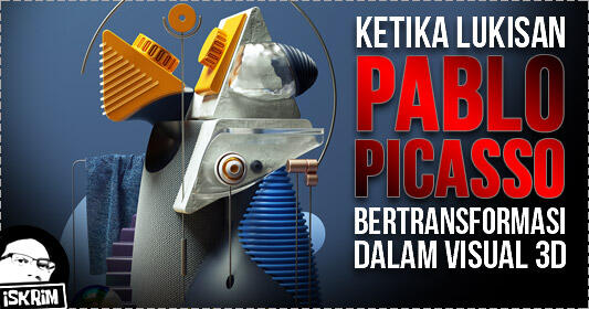 Level Dewa, Seniman Ini Mentransformasikan Lukisan Picasso Dalam 3D yang Mengagumkan!