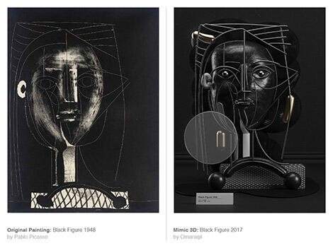 Level Dewa, Seniman Ini Mentransformasikan Lukisan Picasso Dalam 3D yang Mengagumkan!