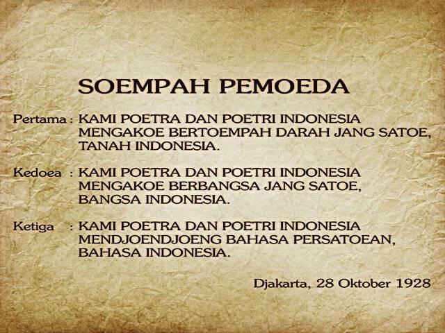 Kekecewaan Sumpah Pemuda 