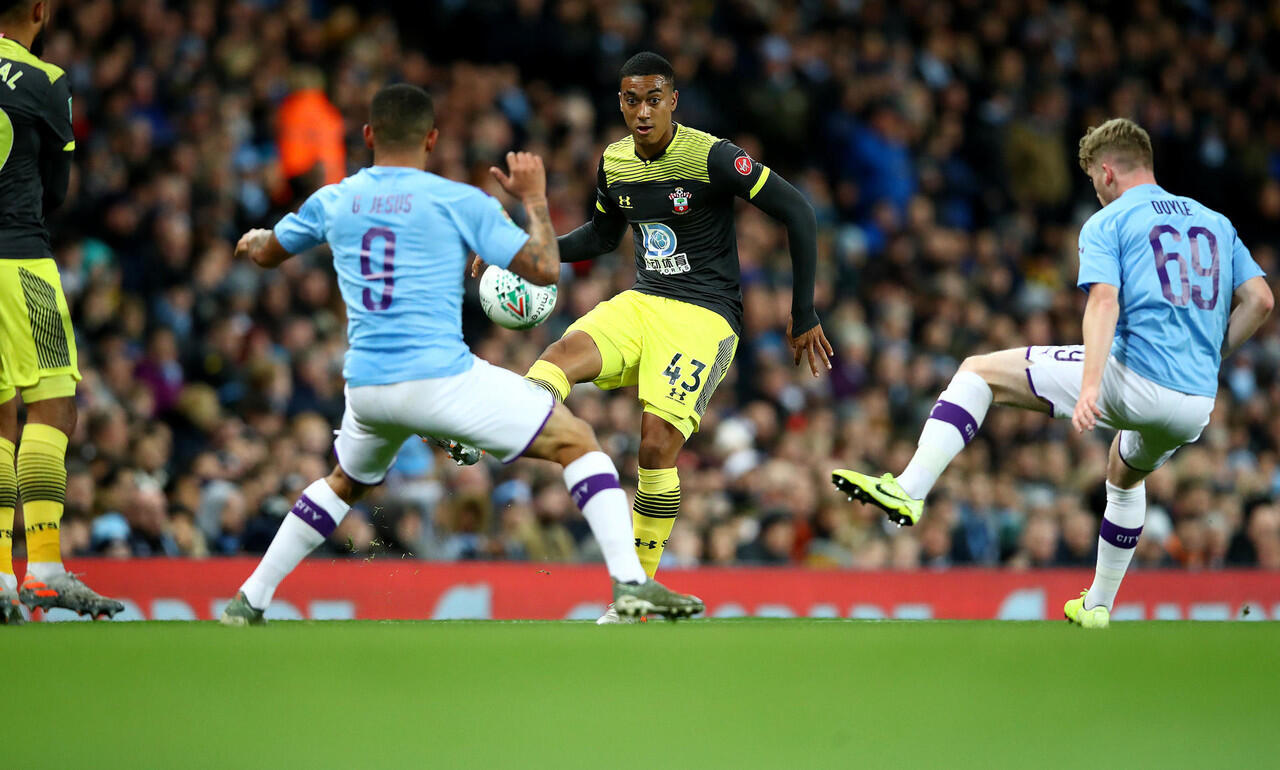Hasil Piala Liga Inggris: Manchester City vs Southampton 3-1