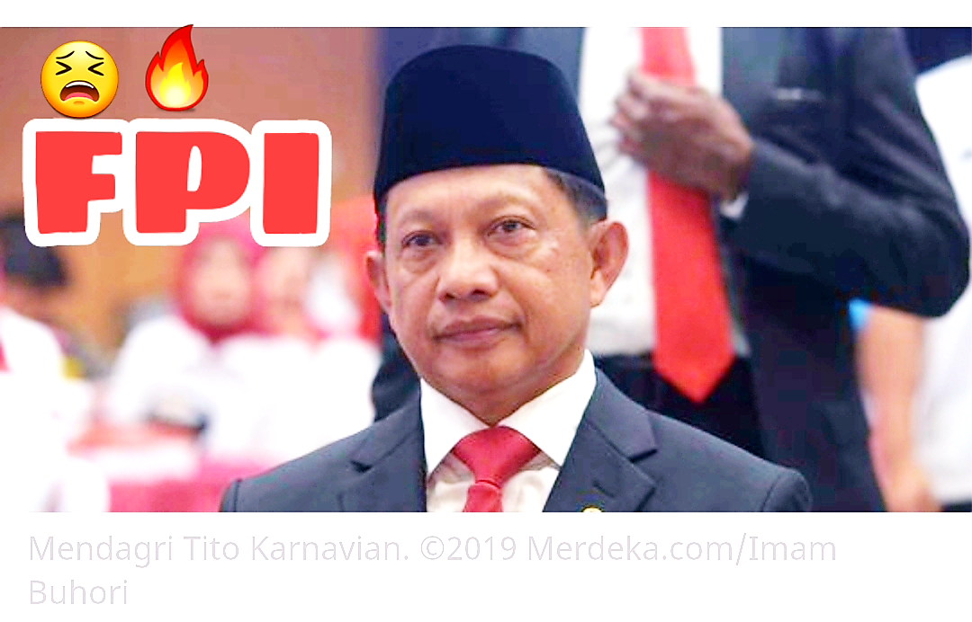 Izin FPI.. Tito &quot;Masih menunggu dari Kementerian Agama,&quot; Ada 5 HAL