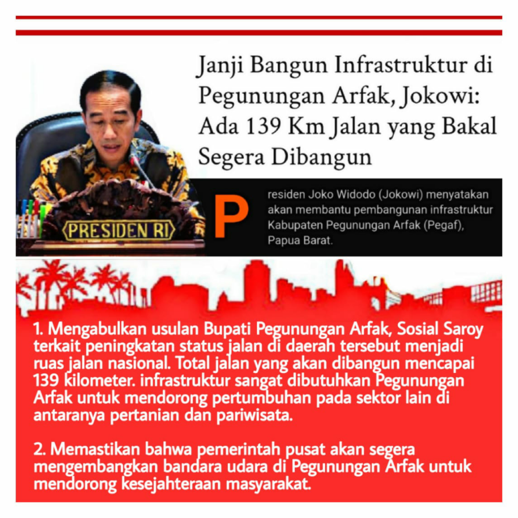 Percepat Rekonstruksi Wamena, Presiden Jokowi Fokus Bangun Papua
