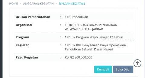 Dokumen Berisi Anggaran Rp 82 M untuk Beli Lem Aibon Sekolah di DKI Dihapus