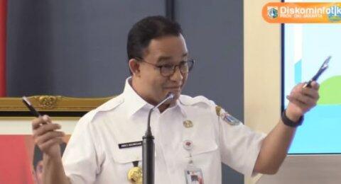 Momen Anies Murka soal Anggaran Bolpoin Rp 635 M: Bapak Ibu Beli di Mana?