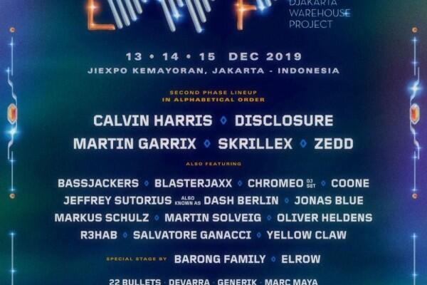Dimeriahkan Panggung Barong Family, Ini 14 Line Up Kedua DWP 2019
