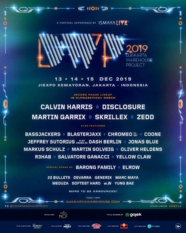 Dimeriahkan Panggung Barong Family, Ini 14 Line Up Kedua DWP 2019