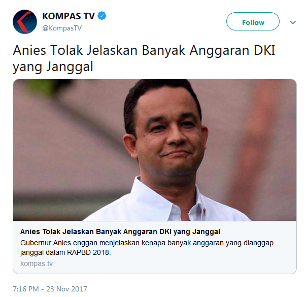 Ahok (2017) : APBD DKI Sulit Dikorupsi, Kecuali Ada Restu Gubernur
