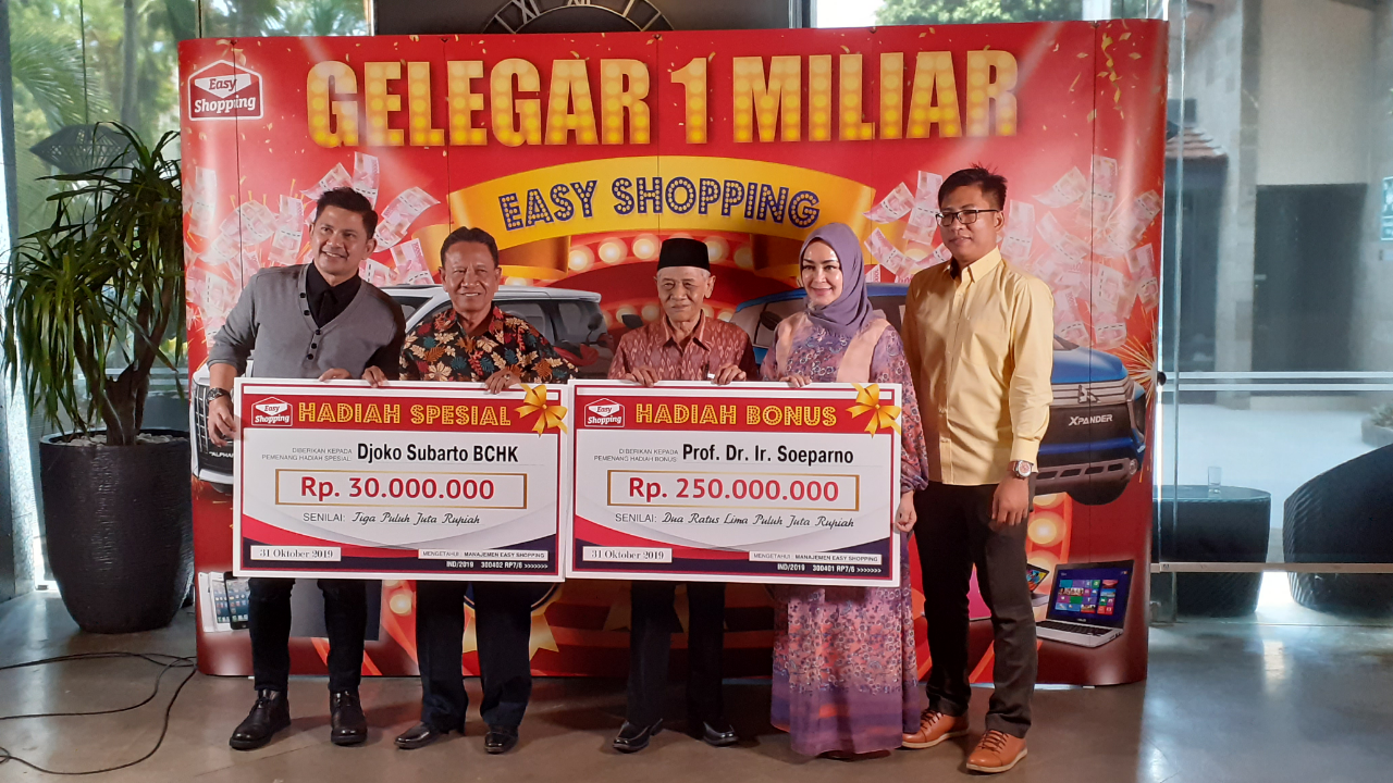 Menjelang Penganugerahan 1 Miliar Easy Shopping Bagikan Hadiah Ratusan Juta Rupiah