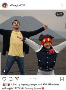 Potret Mesra Raffi Ahmad dan Nagita Slavina saat Liburan ke Bromo, Awas Jangan Baper!