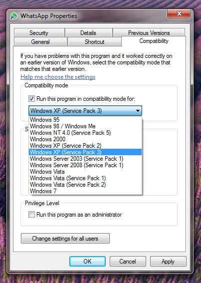 Kendala Whatsapp PC "Blank Putih" dan "Whatsapp Entry Point not Found" pada Win7