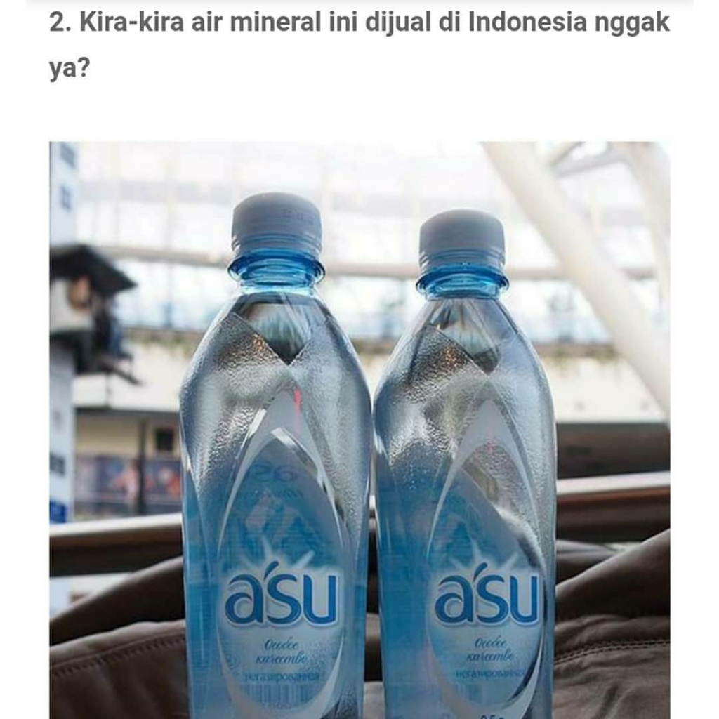 Beberapa Merek Air Mineral yang Membuat GanSist Tepuk Jidat, Apa Saja, ya?