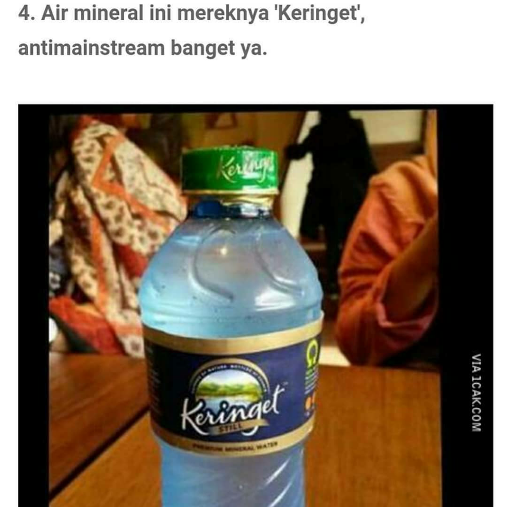 Beberapa Merek Air Mineral yang Membuat GanSist Tepuk Jidat, Apa Saja, ya?